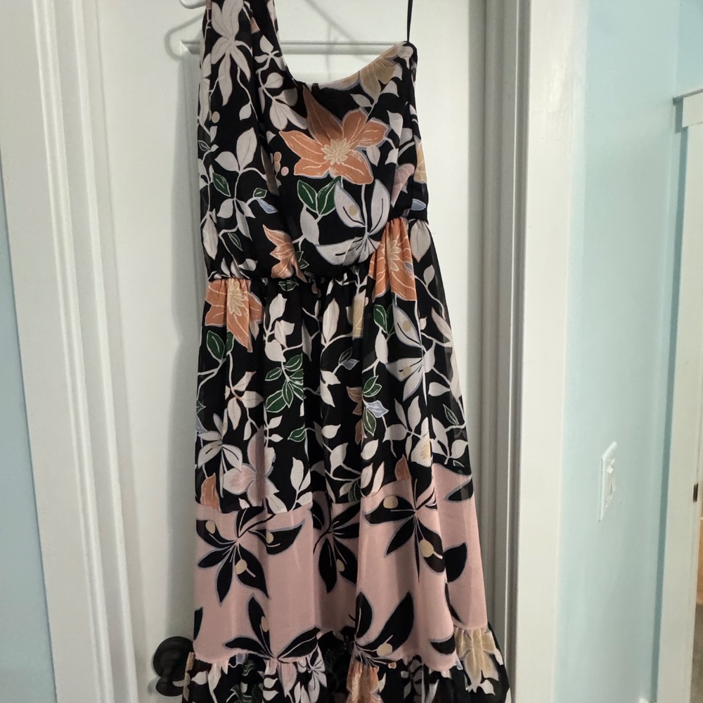 Floral Chiffon Midi Size Large - Picture 4 of 6